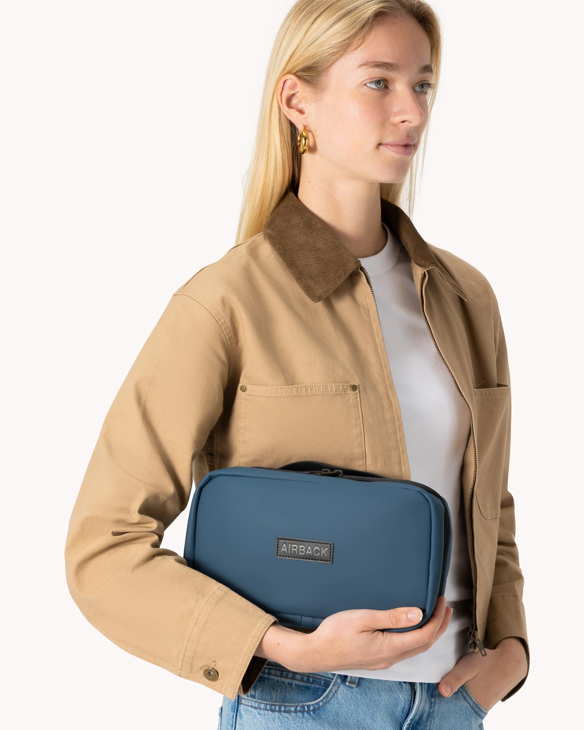 Toiletry Bag - Navy Blue - Image 4